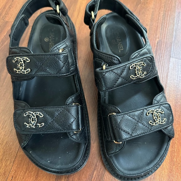 Chanel Dad Sandals in used condition with a lot of life - Picture 8 of 8